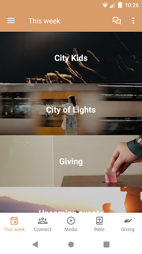 Android application City of Lights screenshort