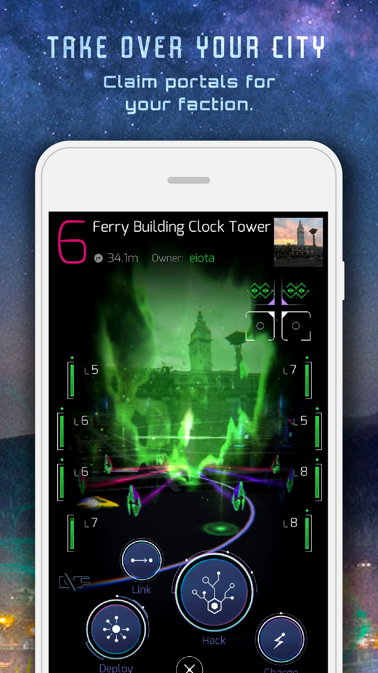 Android application Ingress Prime screenshort