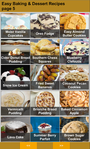 Android application Easy Baking and Dessert Recipe screenshort