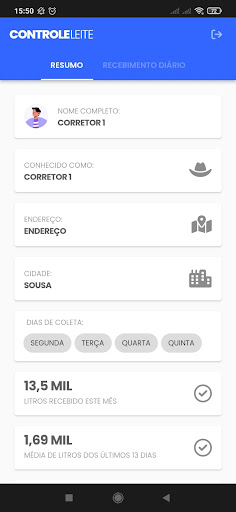 Produtor - controleleite.com Screen 2