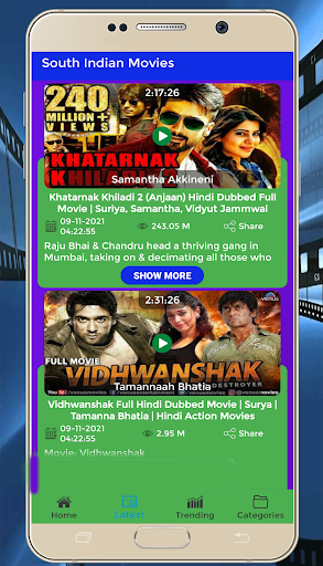 Hindi Dubbed South HD Movies Screen 3