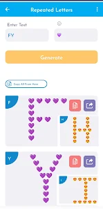 Crazy Text Repeater, Emoji Art