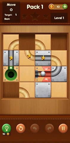 Unblock Ball Sliding Puzzle - Screenshot 1