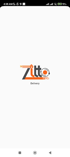 Android application Zitto Delivery screenshort