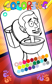 Skibidi Toilet Coloring Book 1.1 APK + Mod (Free purchase) for Android