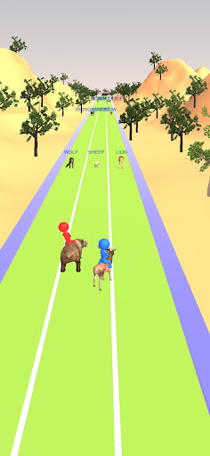 Android application Animal race screenshort
