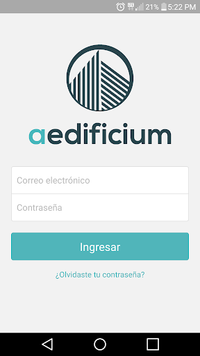 Android application Aedificium screenshort