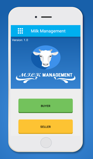 Android application Milk Management screenshort