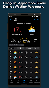 Foreca Wetter & Regenradar Bildschirmfoto