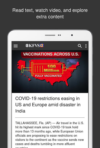 Screenshot of KFVS12 - Heartland News
