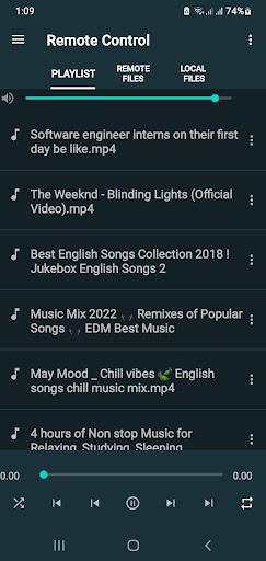 Vlc Remote Control Screen 2