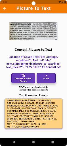 Flash to Text Screen 3