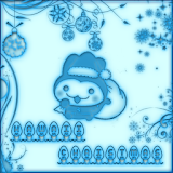 Kawaii Christmas Go Launcher icon