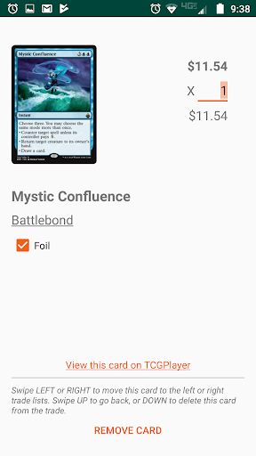 MTG Trade Wizard Screen 3