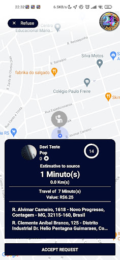 24h driver motorista Screen 3
