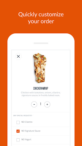 Screenshot of Choolaah Ordering
