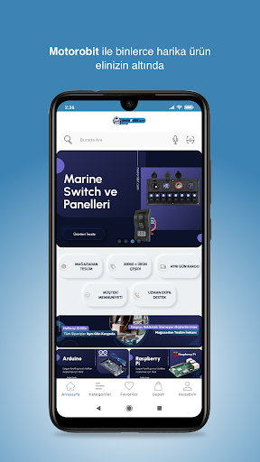 Android application Motorobit screenshort