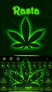 Weed Rasta Keyboard Theme For PC installation