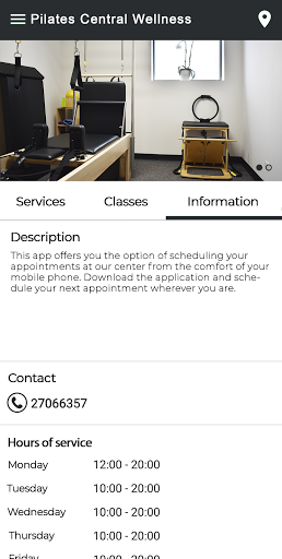 Pilates Central Wellness Screen 3