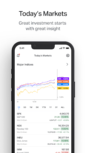 Android application Koyfin: Stock Market Analysis screenshort