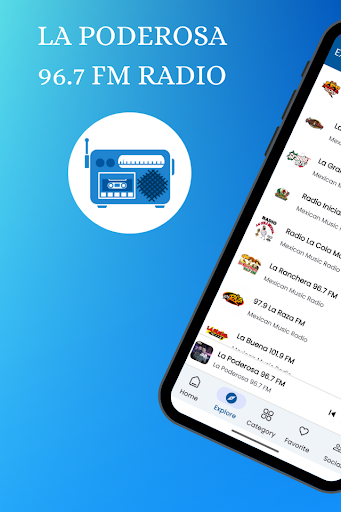 La Poderosa 96.7 FM Radio