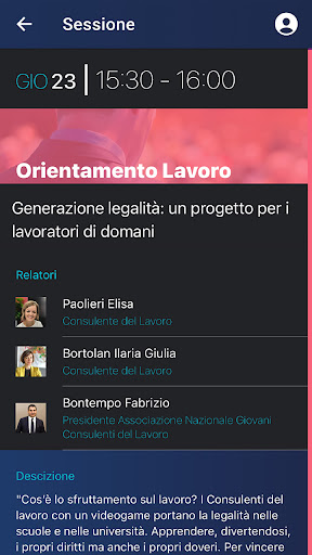 Festival del Lavoro Screen 3