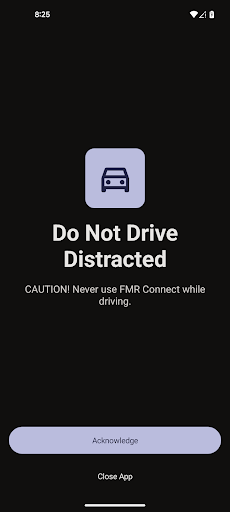 FMR Connect Screen 2