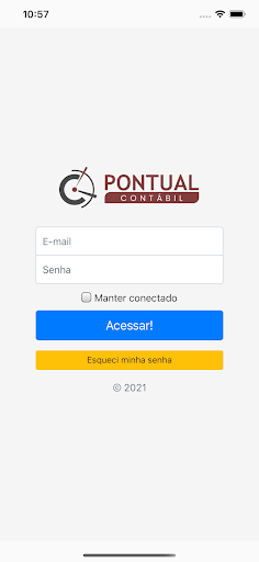 Android application Pontual Contábil screenshort
