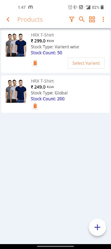 Credor - Seller Screen 3