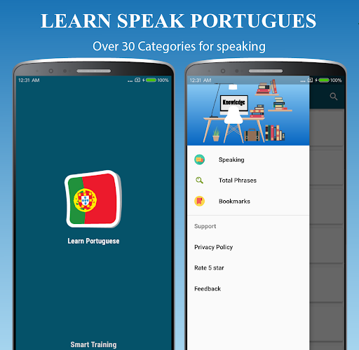 Android application Learn Speak Portuguese screenshort