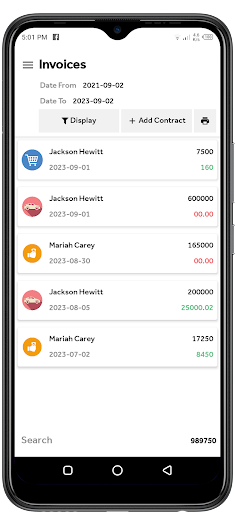 Android application installments screenshort