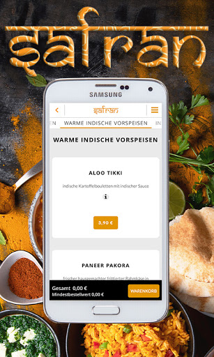 Android application SAFRAN Indian Garden screenshort