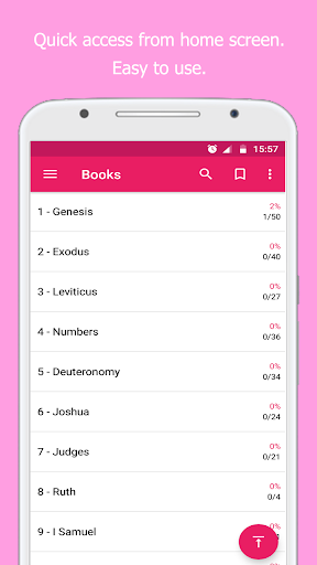 Android application Women's Bible App screenshort