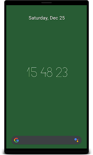 Hex Clock Live Wallpaper Screen 2