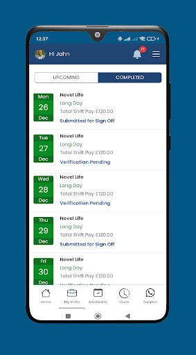 Bright Healthcare Services Screen 3