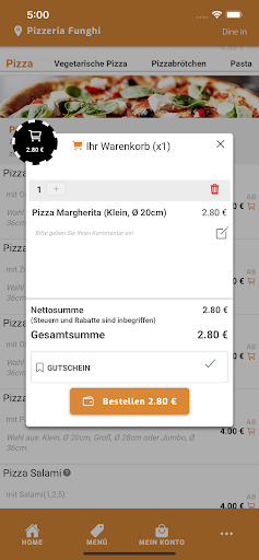 Pizzeria Funghi Muelheim Screenshot 4 - AppWisp.com