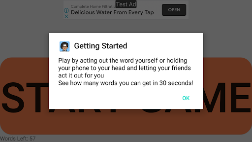 Android application Word Guess screenshort