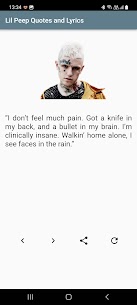 Lil Peep Quotes and Lyrics APK (Premium Unlocked) 2
