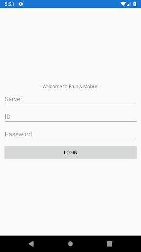 Android application Prunus Mobile Leagcy screenshort