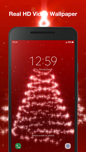 3d Christmas Tree Wallpaper Screen 3