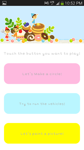 Android application Touch & Paint For children screenshort