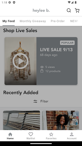 App preview
