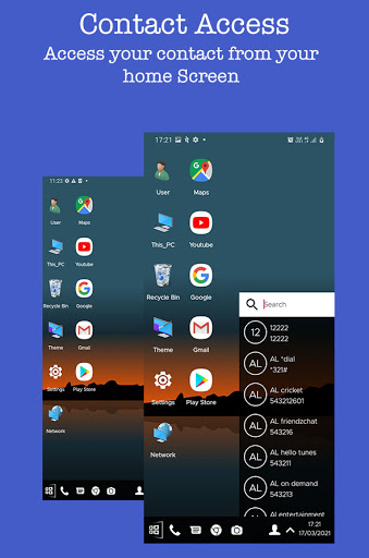 Screenshot of Computer Launcher - win style