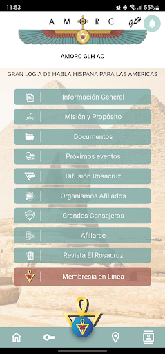 Android application AMORC GLH A.C. screenshort