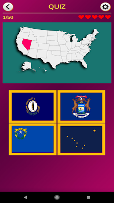 USA Flags and Maps Triviaのおすすめ画像3
