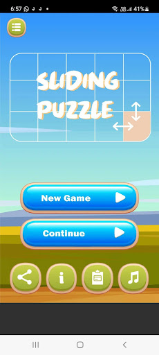 Android application Sliding Puzzle Classic Game screenshort