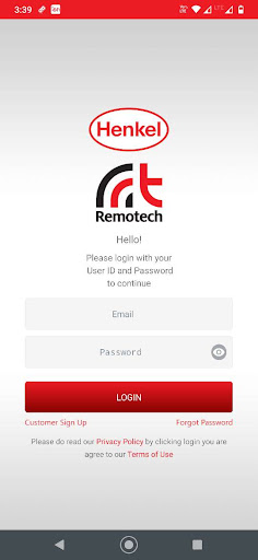 Android application Remotech screenshort
