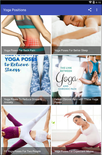 YOGA POSITIONS Screenshot 2 - AppWisp.com