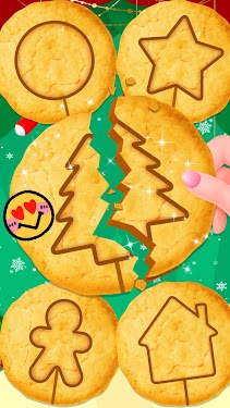 #2. Christmas Cookie Cut & Design (Android) By: Flower Garden MainLand