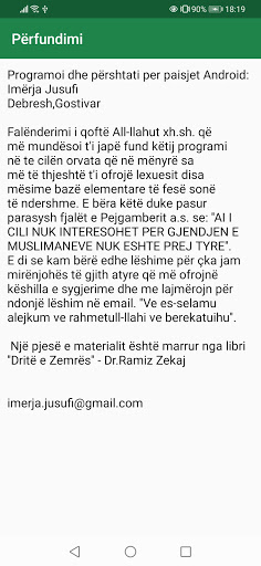 Takvimi - Drite e Zemres